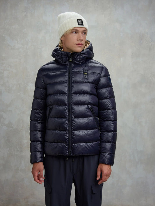 BLAUER GIUBBETTO UOMO IN NYLON ECO ADAMS 25WBLUC02079-A05958 BLU 888
