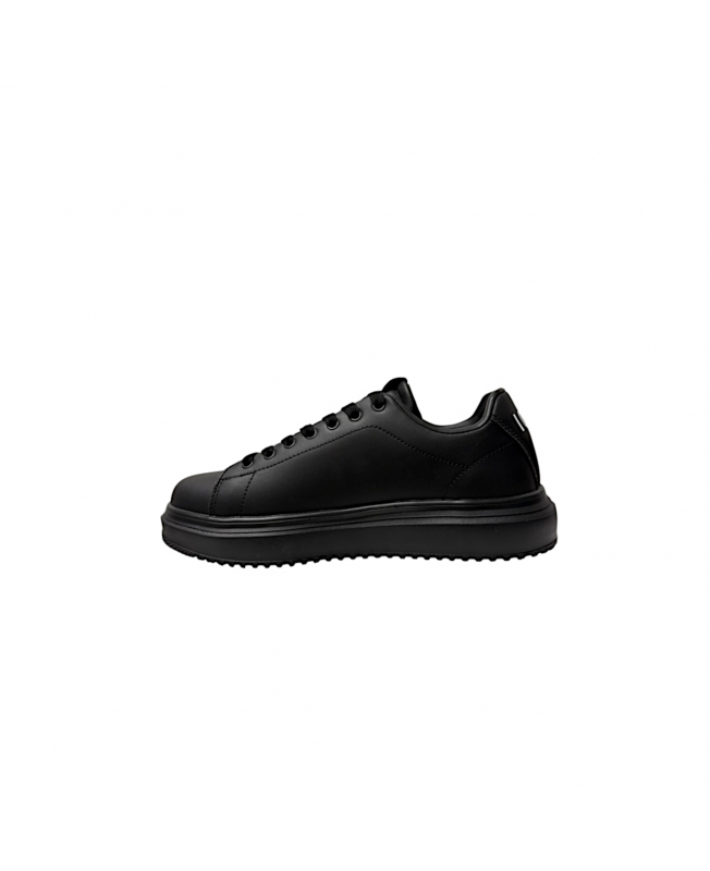 ICON SCARPE UOMO SNEAKERS PLATFORM CON LOGO NERO IC05714SU