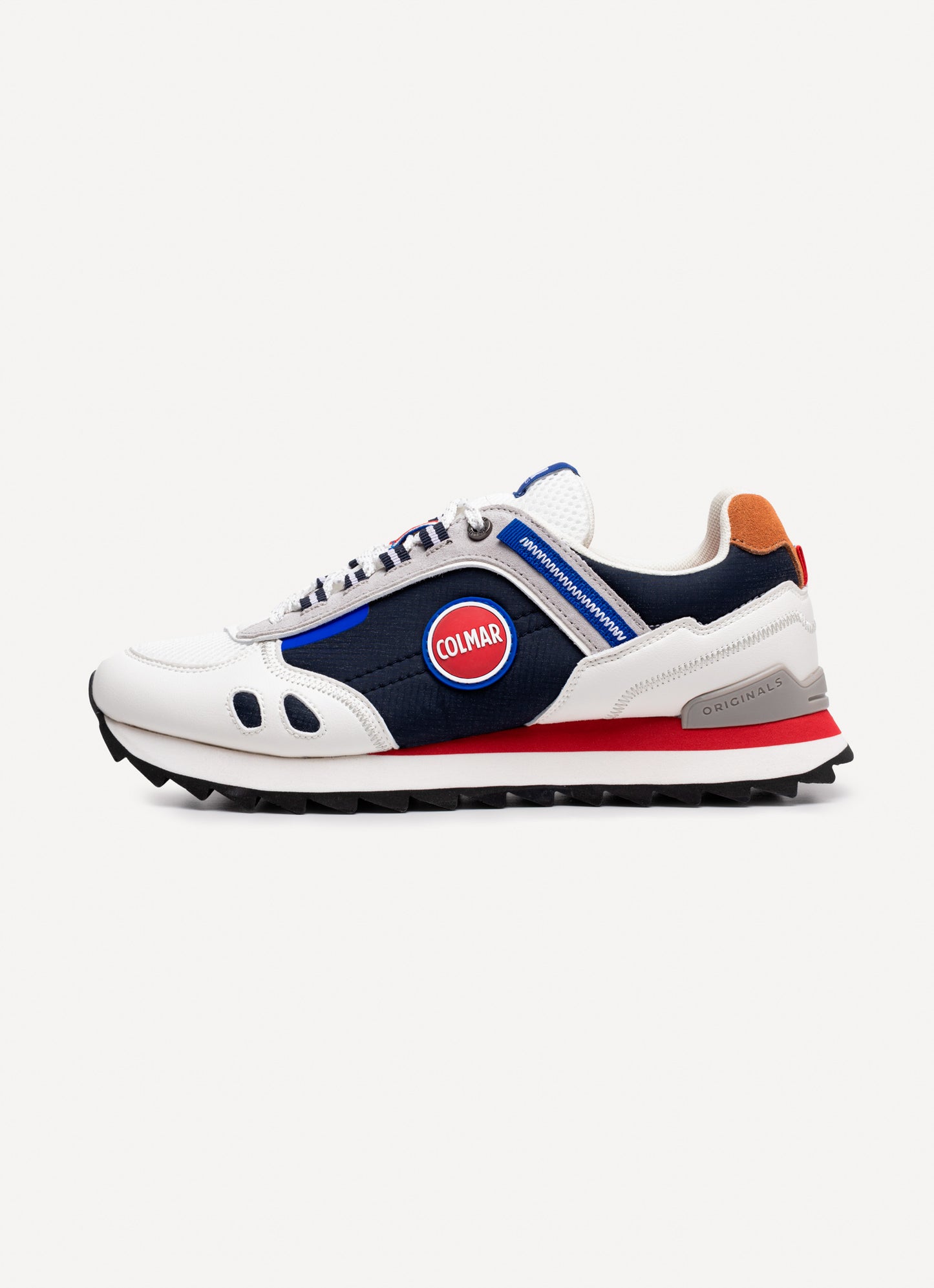 Scarpe Colmar Uomo Sneakers Travis Sport Dual BIANCO - BLU