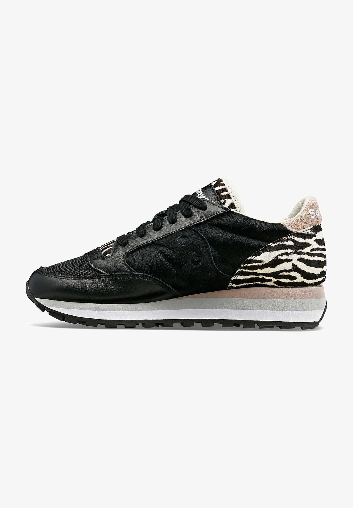 SCARPE SAUCONY JAZZ TRIPLE DONNA S60727-1 BLACK ZEBRA