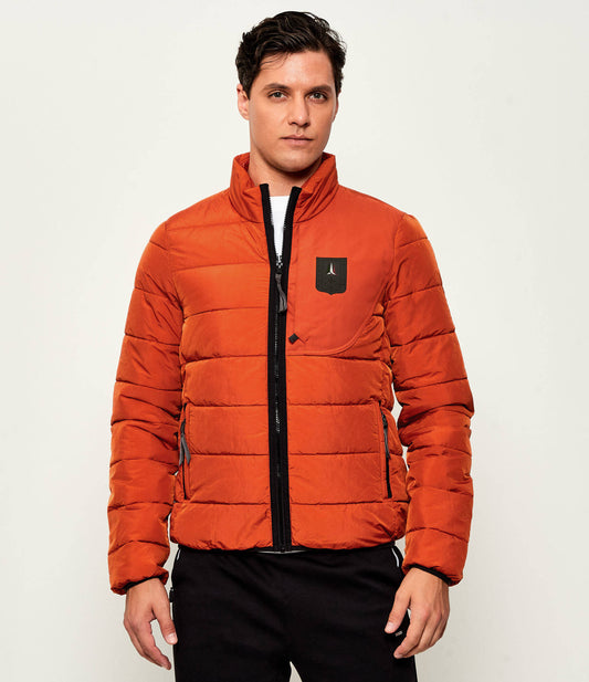 GIUBBINO IN NYLON CDRINKLE CANGIANTE AERONAUTICA MILITARE ARANCIO