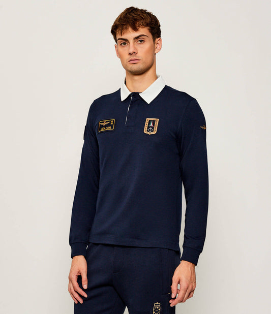 POLO AERONAUTICA MILITARE FRECCE TRICOLIRI BLU