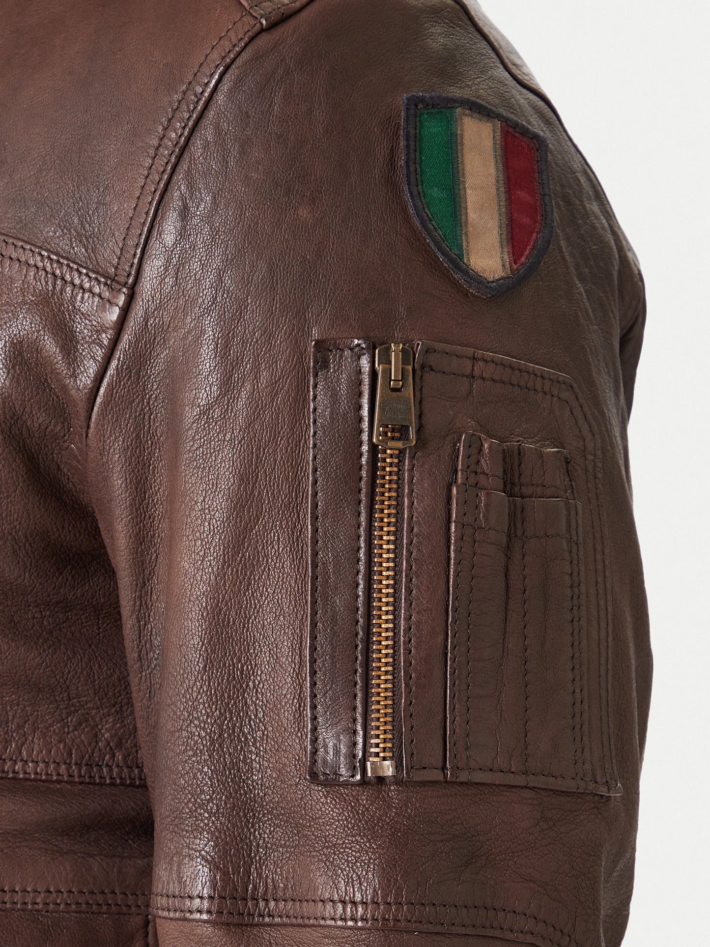 Giubbino Pilot AERONAUTICA MILITARE in vera pelle Frecce Tricolori 252PN0846U100839