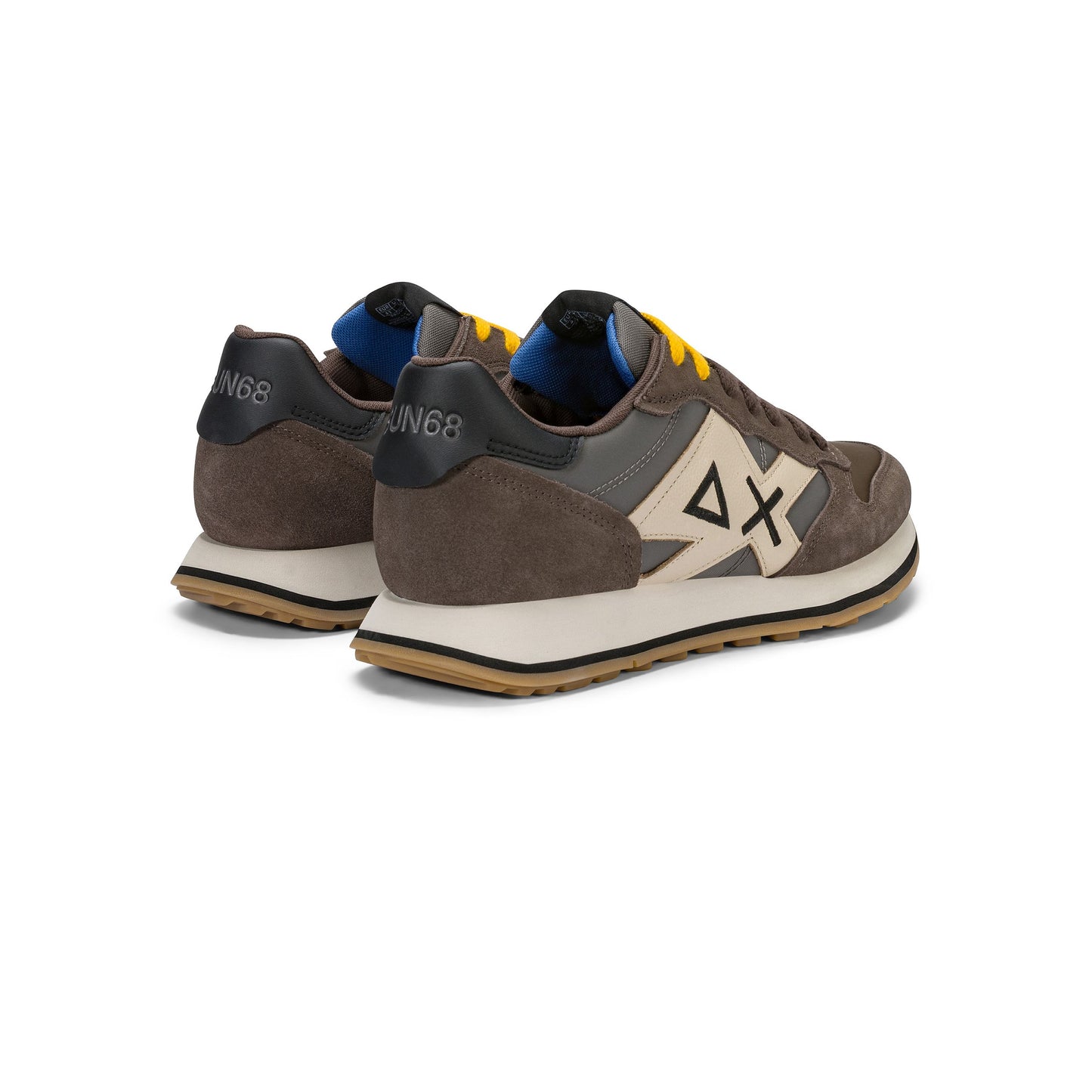 SUN 68 SCARPE Sneaker Jaki 2.0 Solid in nylon e suede Z46122