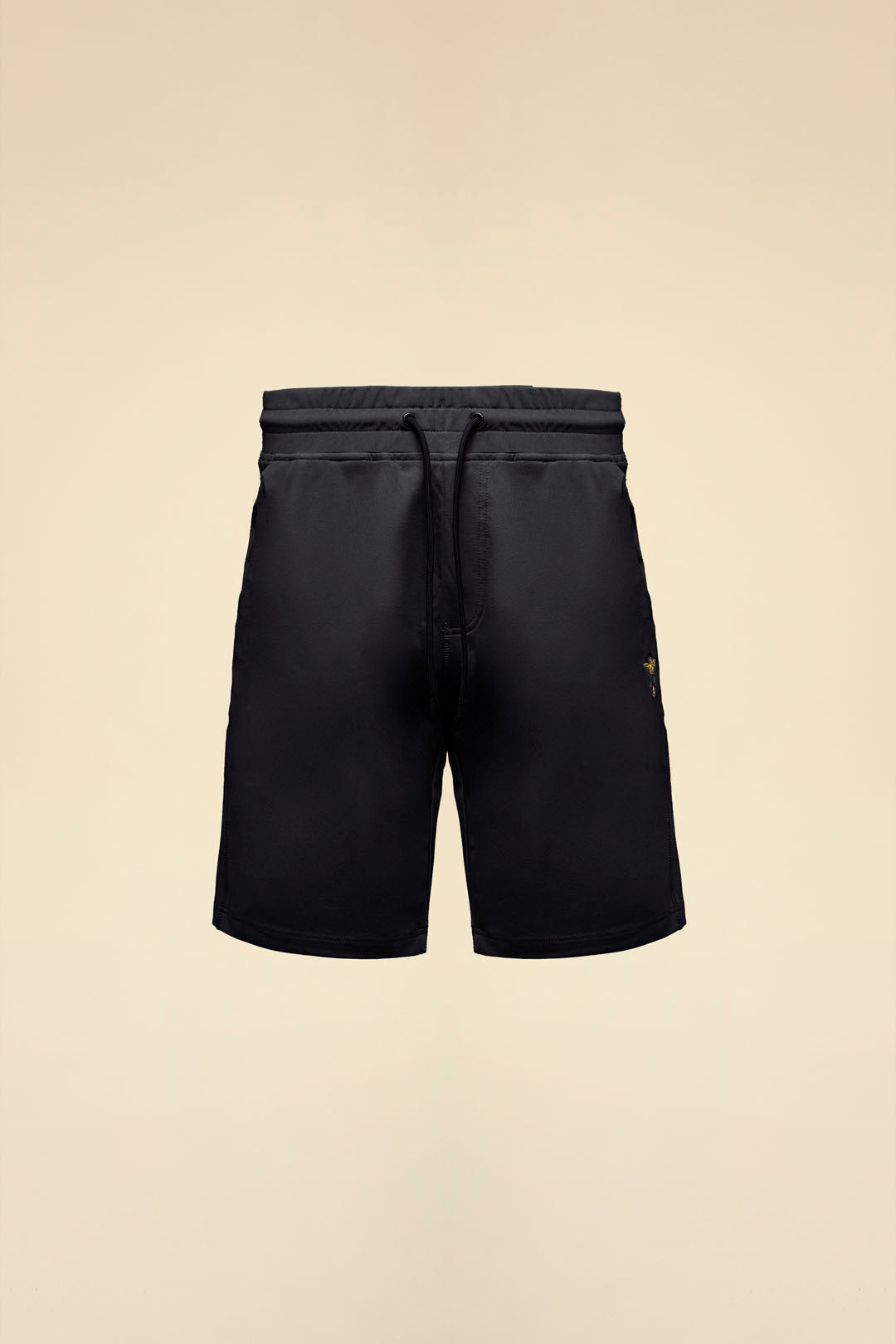 BERMUDA SHORTS UOMO AERONAUTICA MILITARE IN COTONE BIANCO NERO