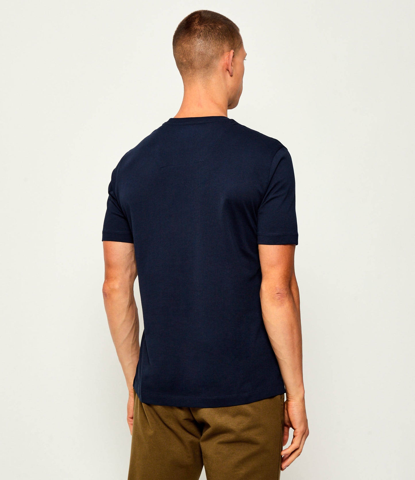 T-SHIRT UOMO AERONAUTICA MILITARE BASIC MEZZA MANICA BLU