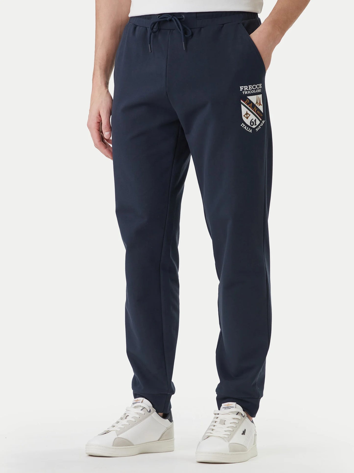 TUTA UOMO AERONAUTICA MILITARE 261TF0115UF00674 BIANCO BLU