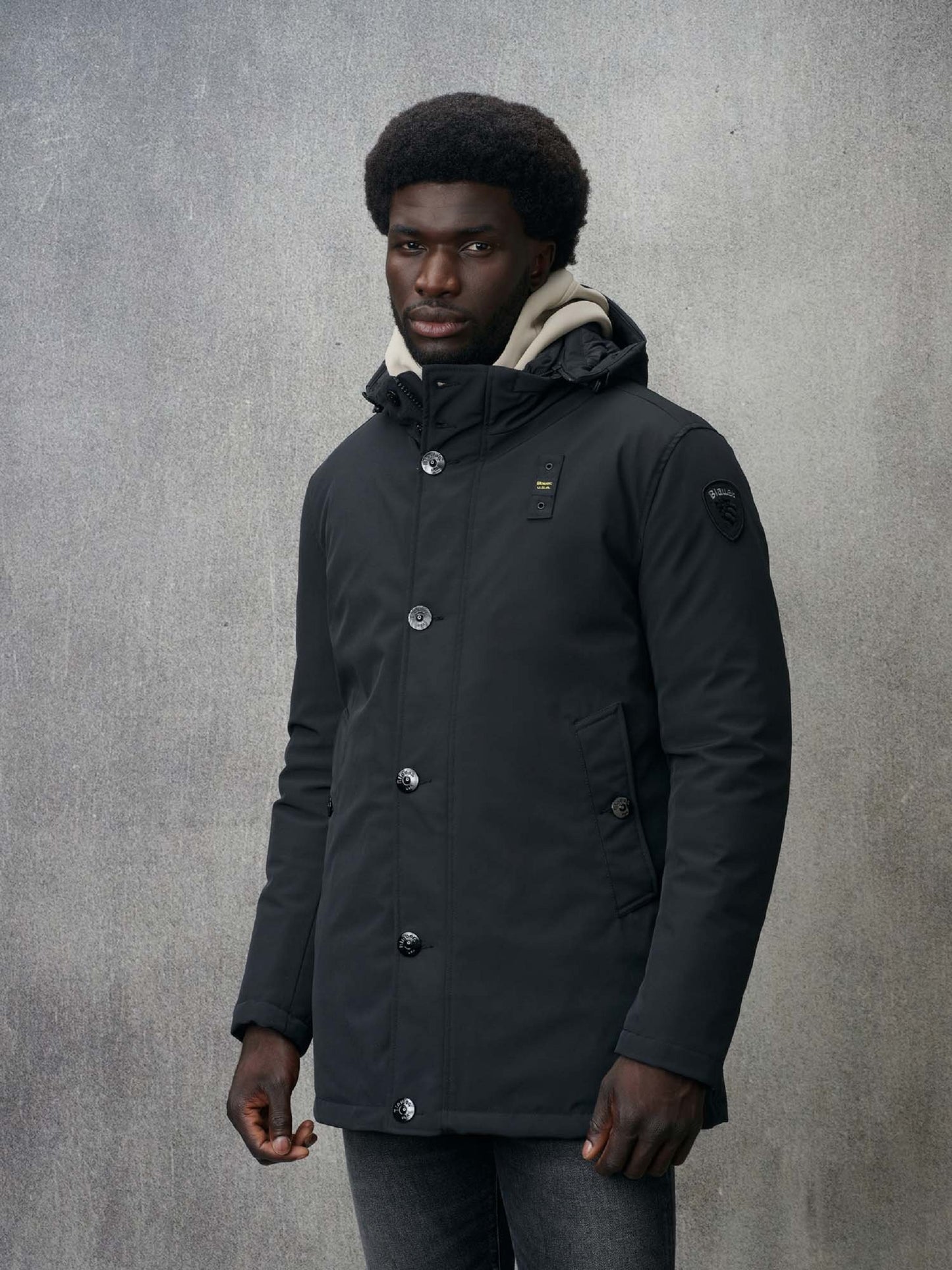 BLAUER PARKA CON CAPPUCCIO REMOVIBILE CHESTER 24WBLUK03035-005553