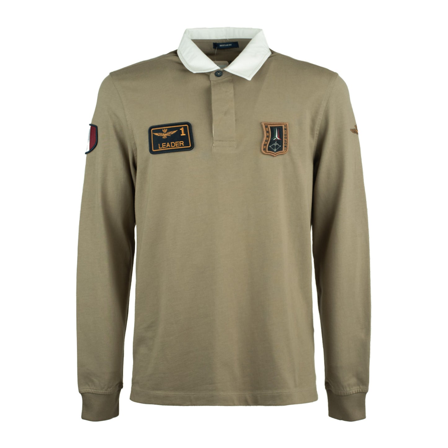 POLO AERONAUTICA MILITARE FRECCE TRICOLIRI BEIGE