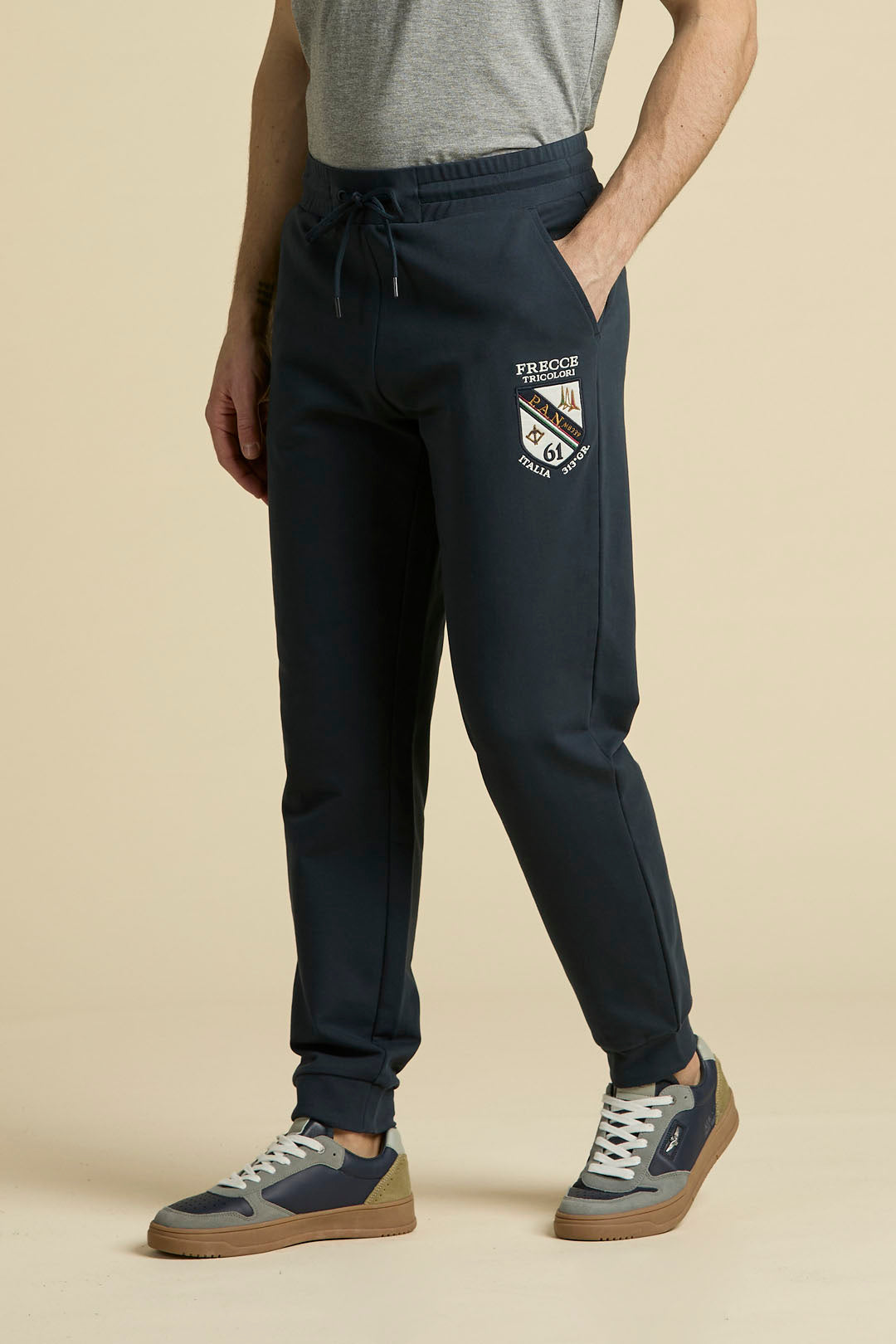TUTA UOMO AERONAUTICA MILITARE 261TF0115UF00674 BIANCO AVIO BLU