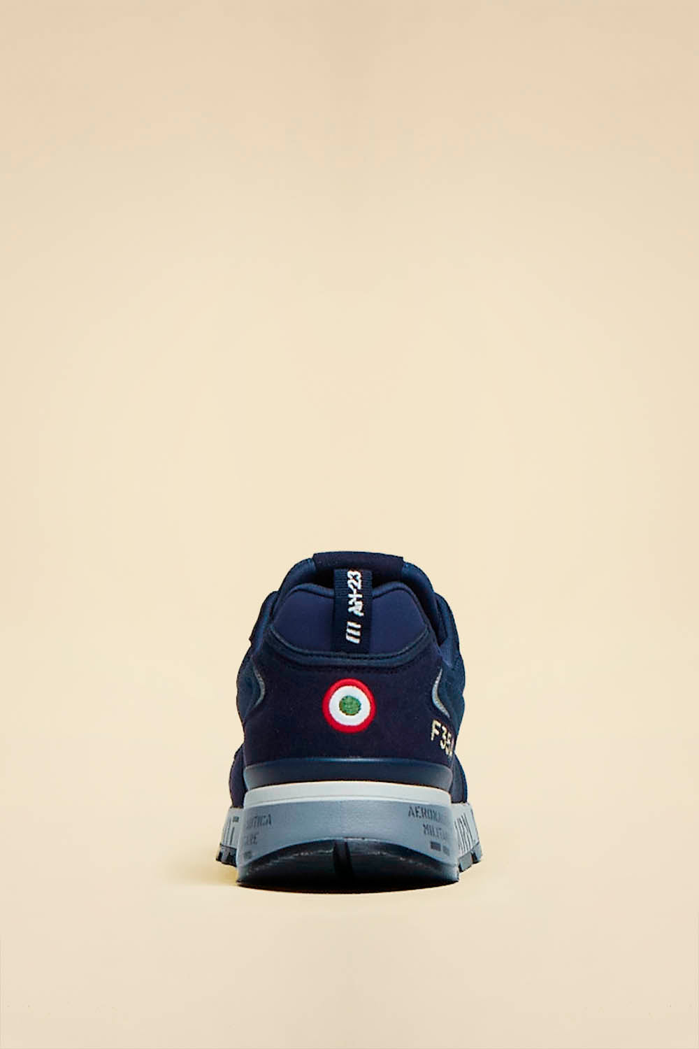 SCARPE UOMO AERONAUTICA MILITARE SNEAKERS IN MESH CON SUOLA STAMPATA BLU