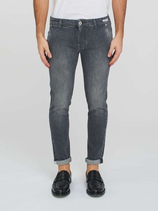 UNIFORM JEANS NEW DENVER SLIM GRIGIO TASCA AMERICA