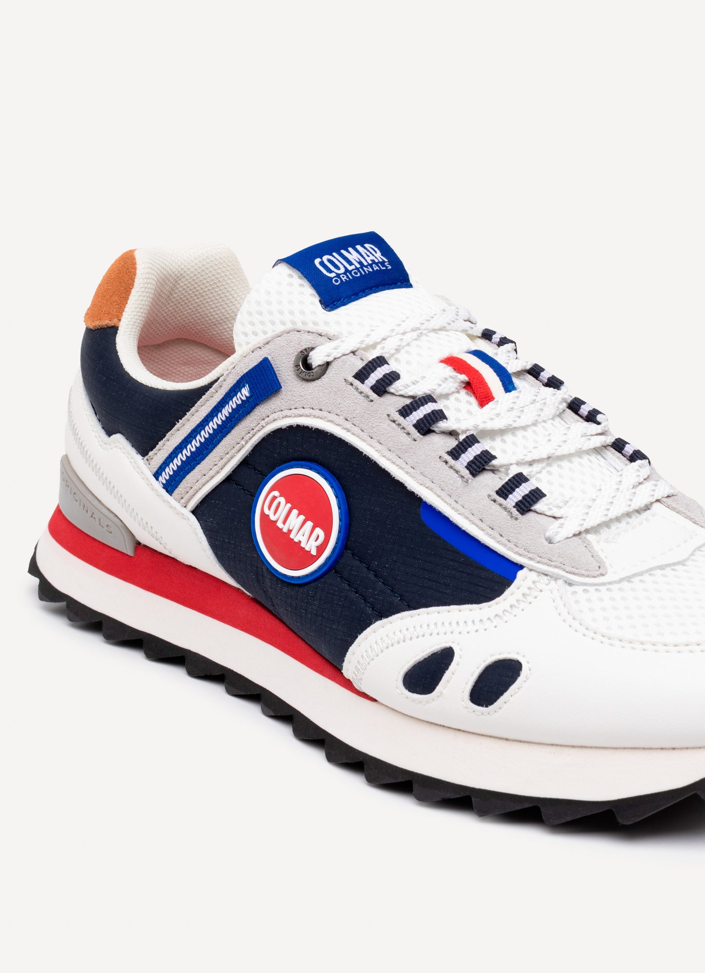 Scarpe Colmar Uomo Sneakers Travis Sport Dual BIANCO - BLU