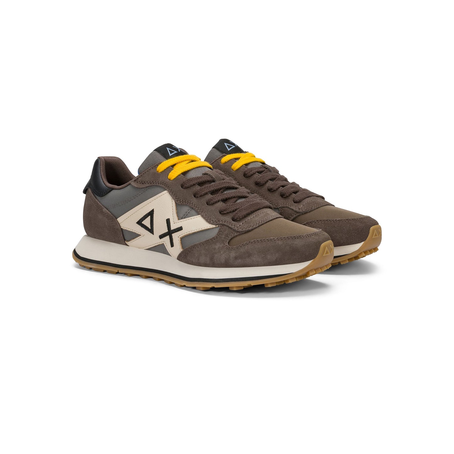 SUN 68 SCARPE Sneaker Jaki 2.0 Solid in nylon e suede Z46122
