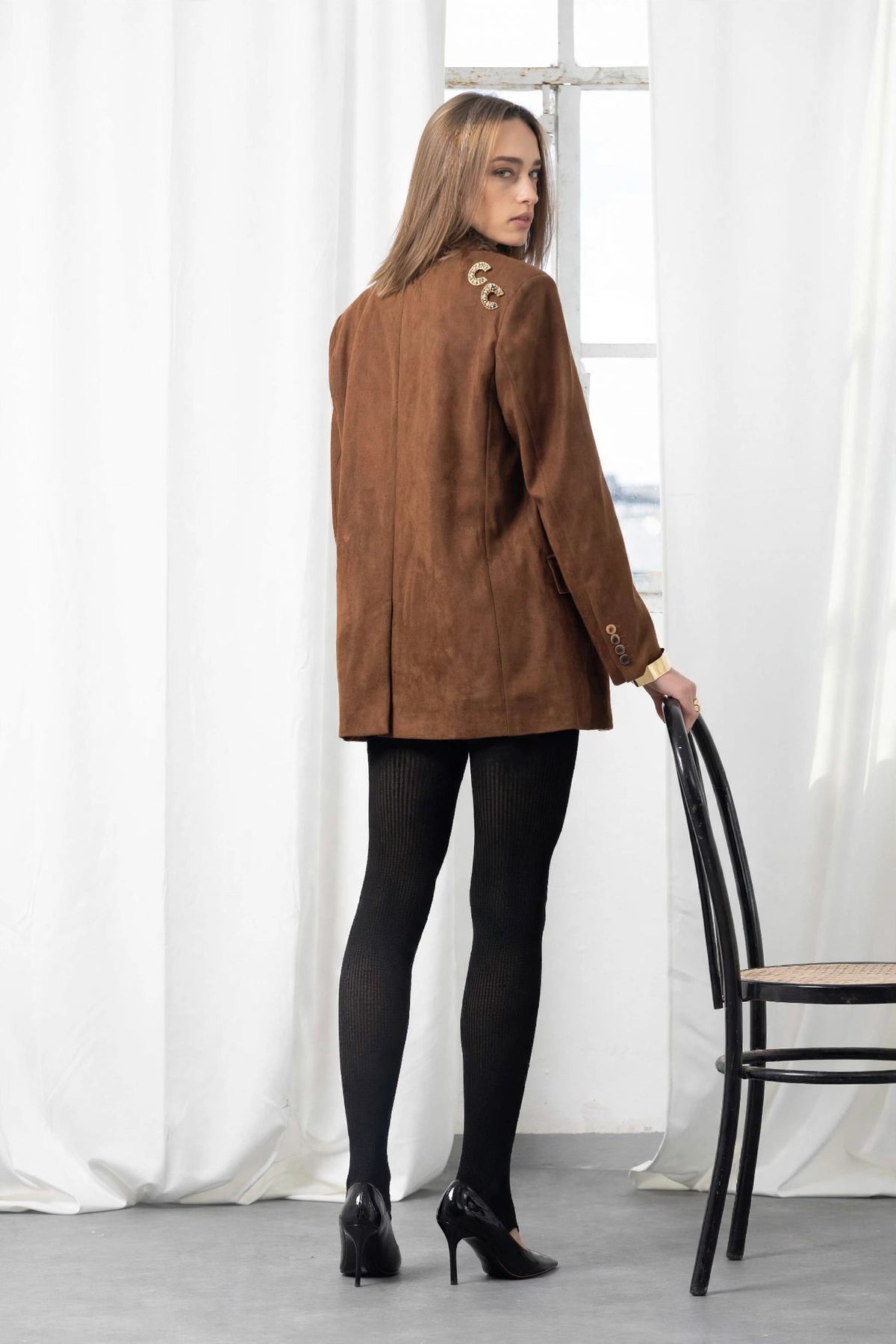 AN AIM SUEDE JACKET Q0092