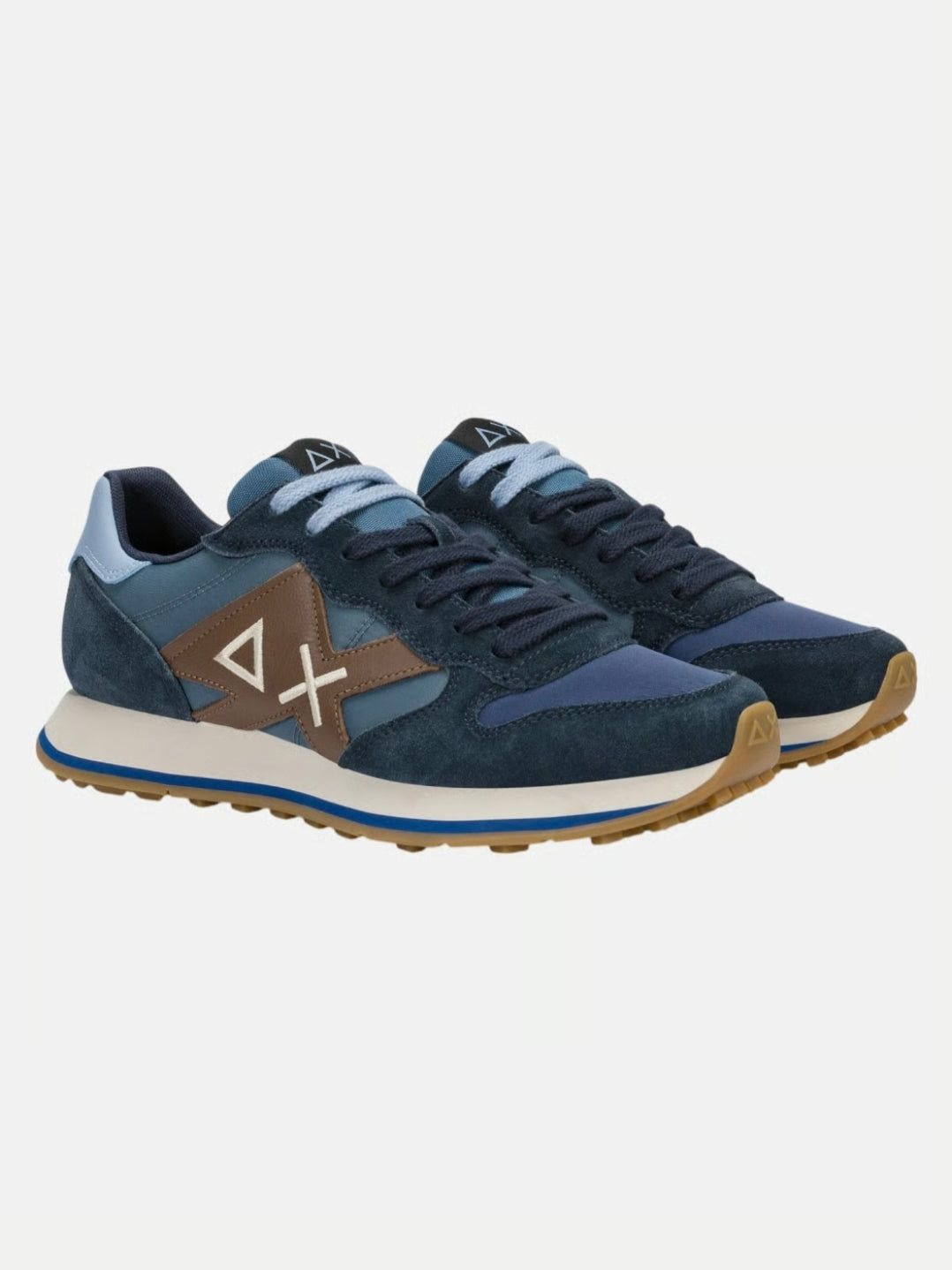 SUN 68 SCARPE Sneaker Jaki 2.0 Solid in nylon e suede Z46121