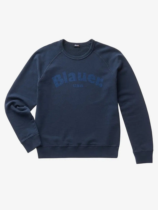 FELPA BLAUER GIROCOLLO