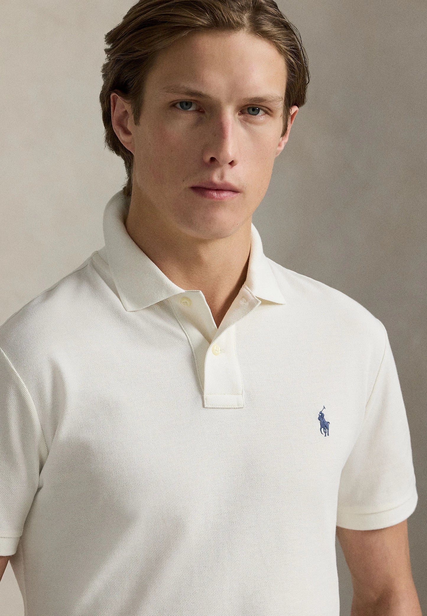 RALPH LAUREN POLO IN PIQUE' SLIM-FIT