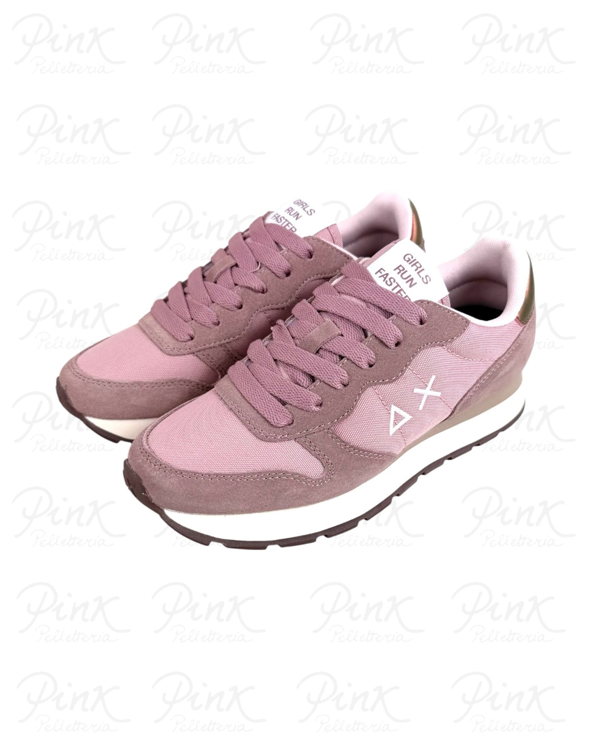 SUN 68 SCARPE Sneaker Ally Silver Solid Z46201