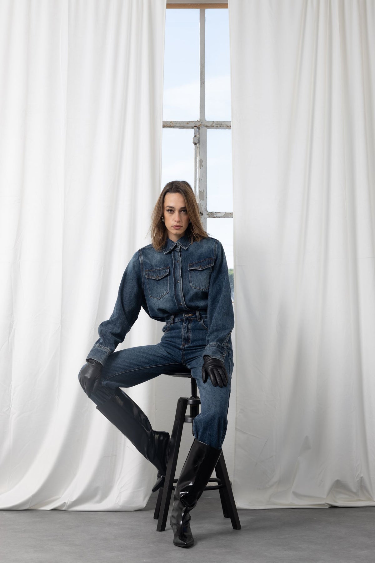 AN AIM STRAIGHT DENIM J0048