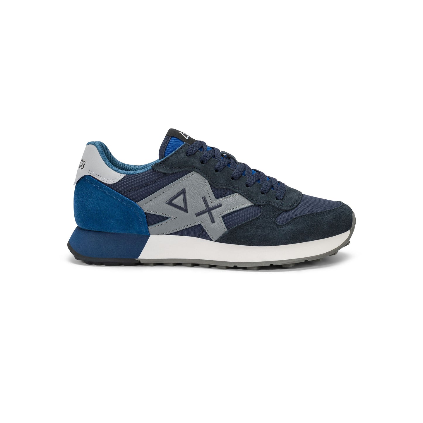 SUN 68 SCARPE Sneaker Jaki 2.0 Solid in nylon e suede Z46121