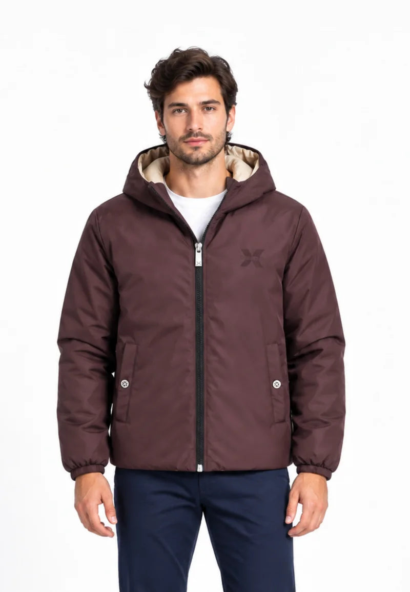 RICHMOND GIUBBOTTO UOMO JACKET UMA26176GB SDL REVERSIBILE VERDE BLU
