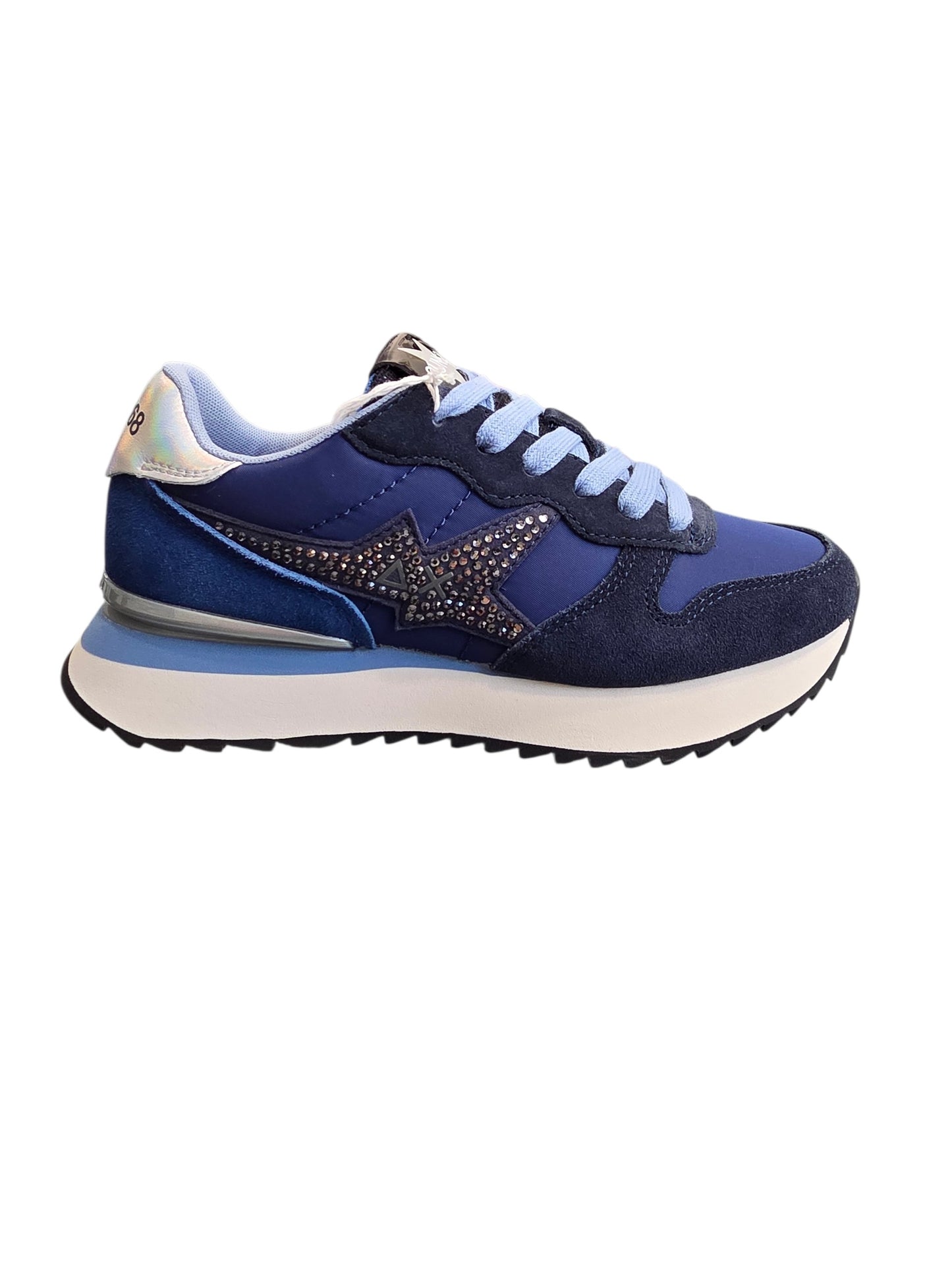 SUN 68 SCARPE Sneaker Stargirl Strass Logo Z46223
