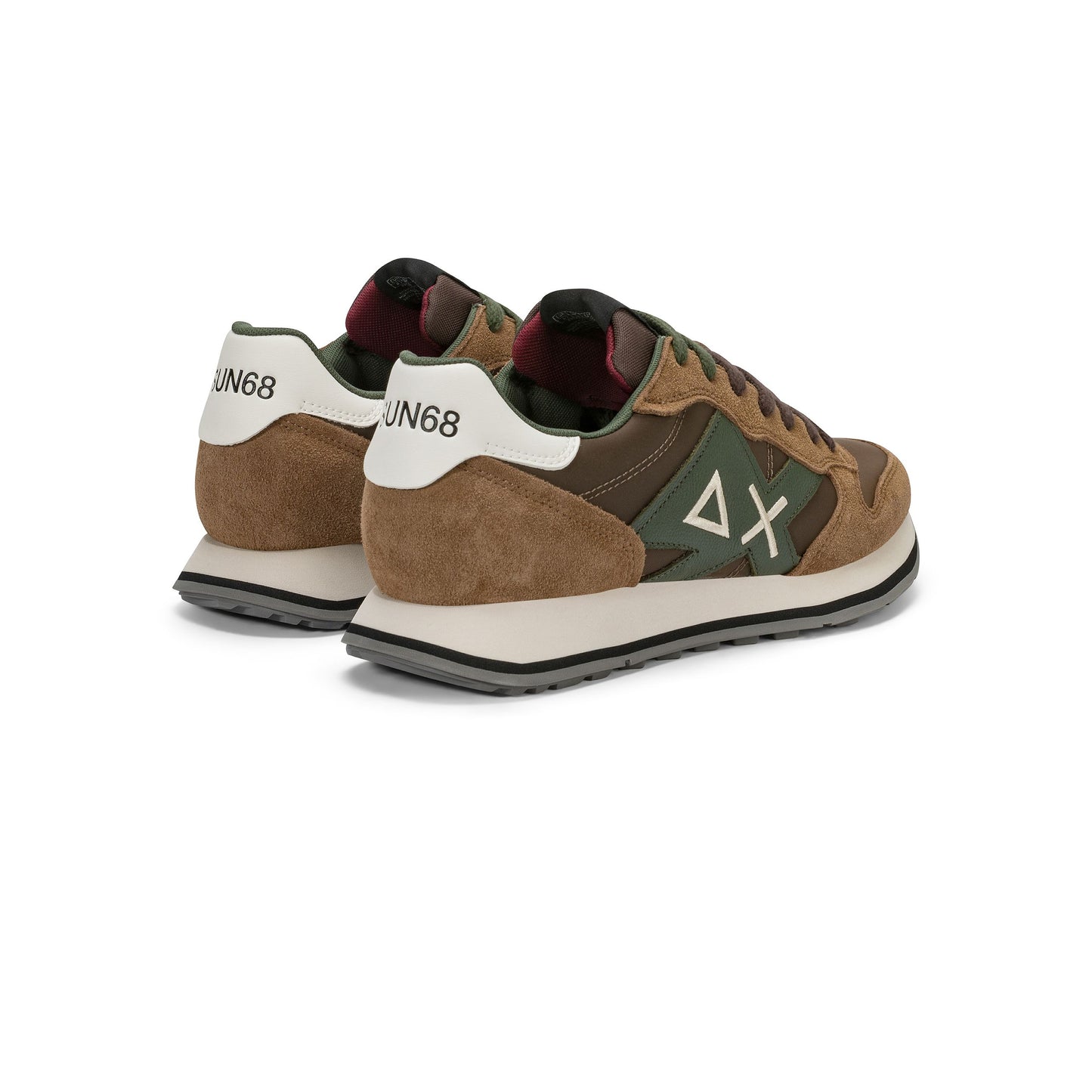 SUN 68 SCARPE Sneaker Jaki 2.0 Solid in nylon e suede Z46122
