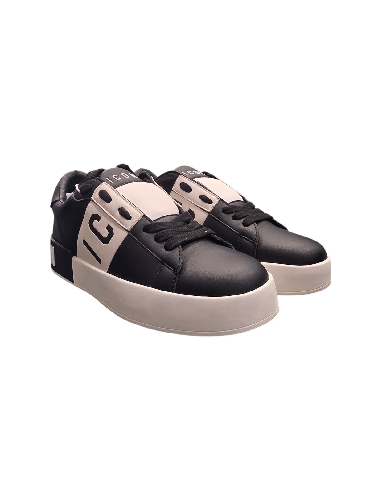 ICON SCARPE UOMO SNEAKERS IC06153SU NERO