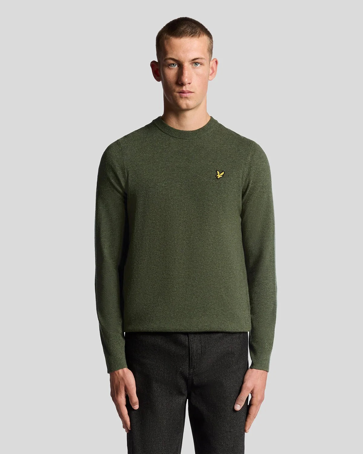LYLE & SCOTT MAGLIONE GIROCOLLO LANA D'AGNELLO KN2110AVC X937