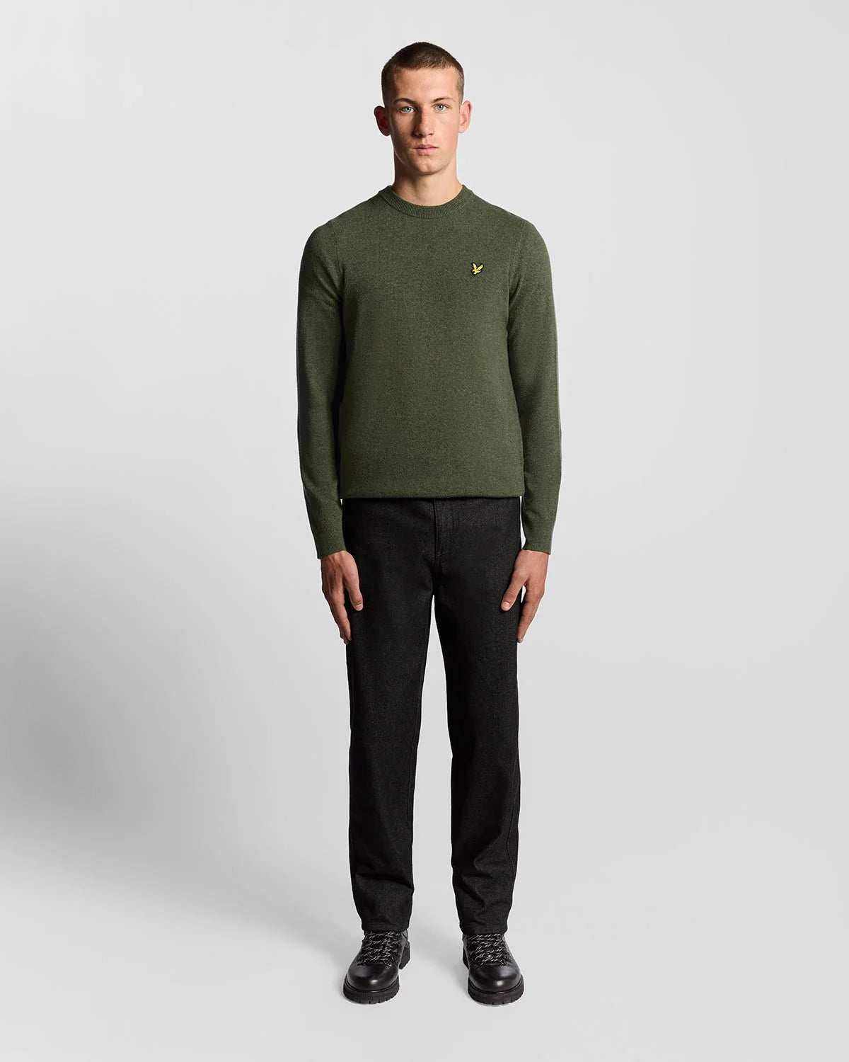 LYLE & SCOTT MAGLIONE GIROCOLLO LANA D'AGNELLO KN2110AVC X937