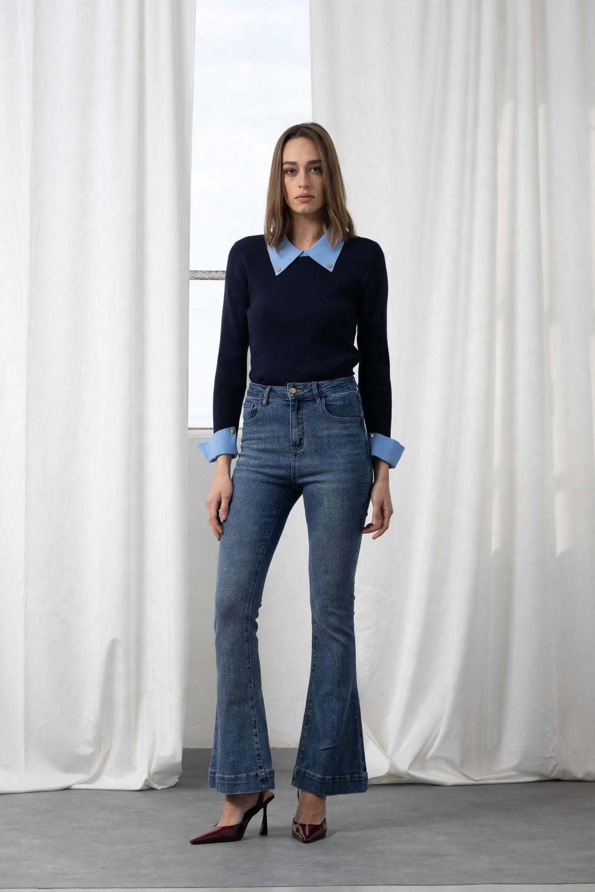 AN AIM DENIM ZAMPA J0021