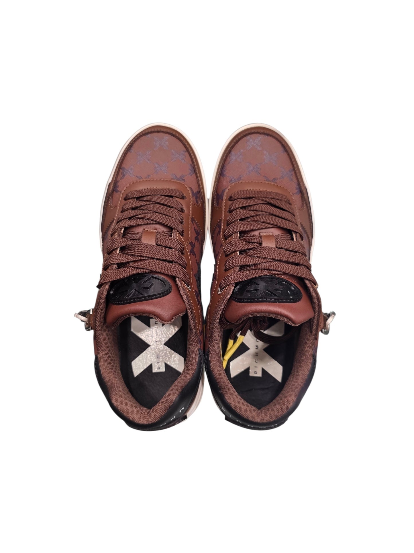 RICHMOND SCARPE SNEAKERS UOMO IN PELLE 32415 C MARRONE