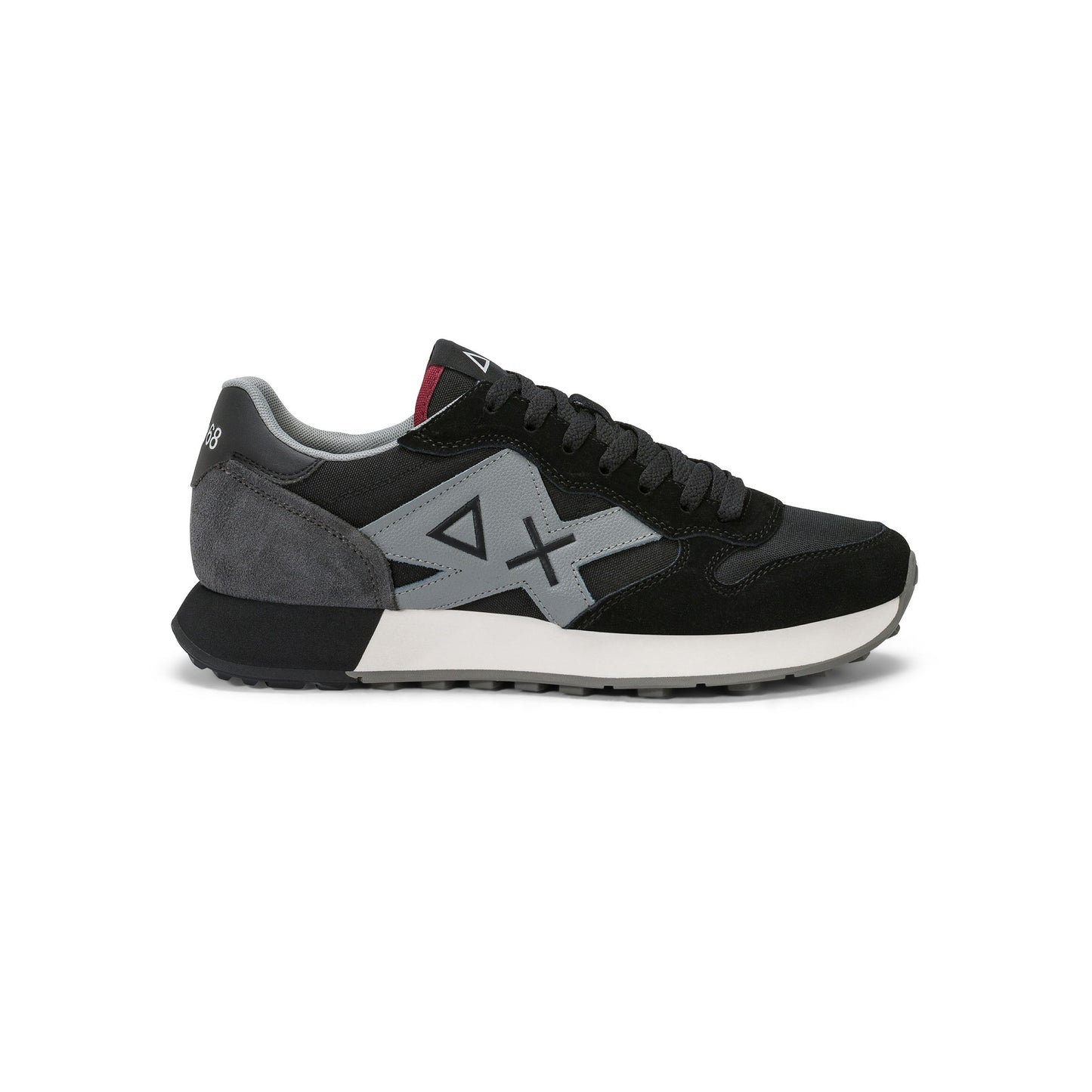 SUN 68 SCARPE Sneaker Jaki 2.0 Solid in nylon e suede Z46121