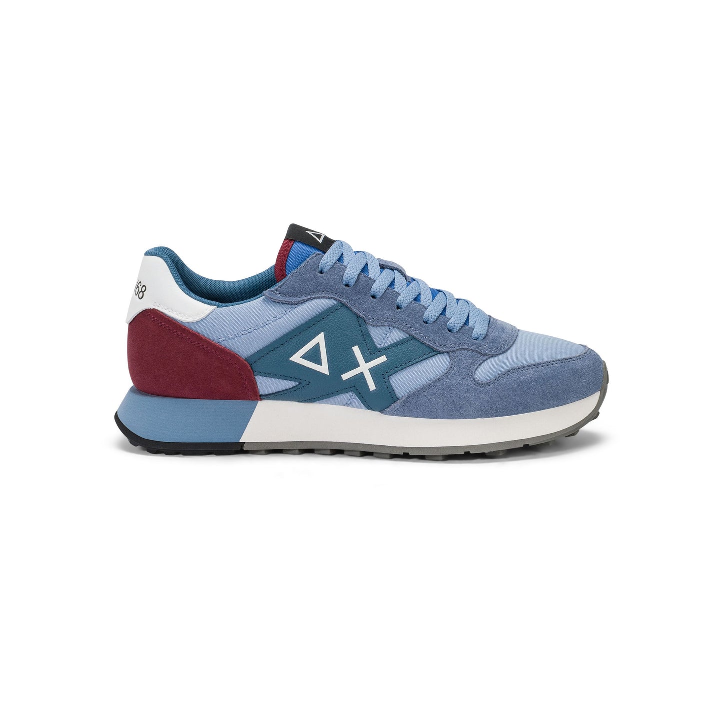 SUN 68 SCARPE Sneaker Jaki 2.0 Solid in nylon e suede Z46121