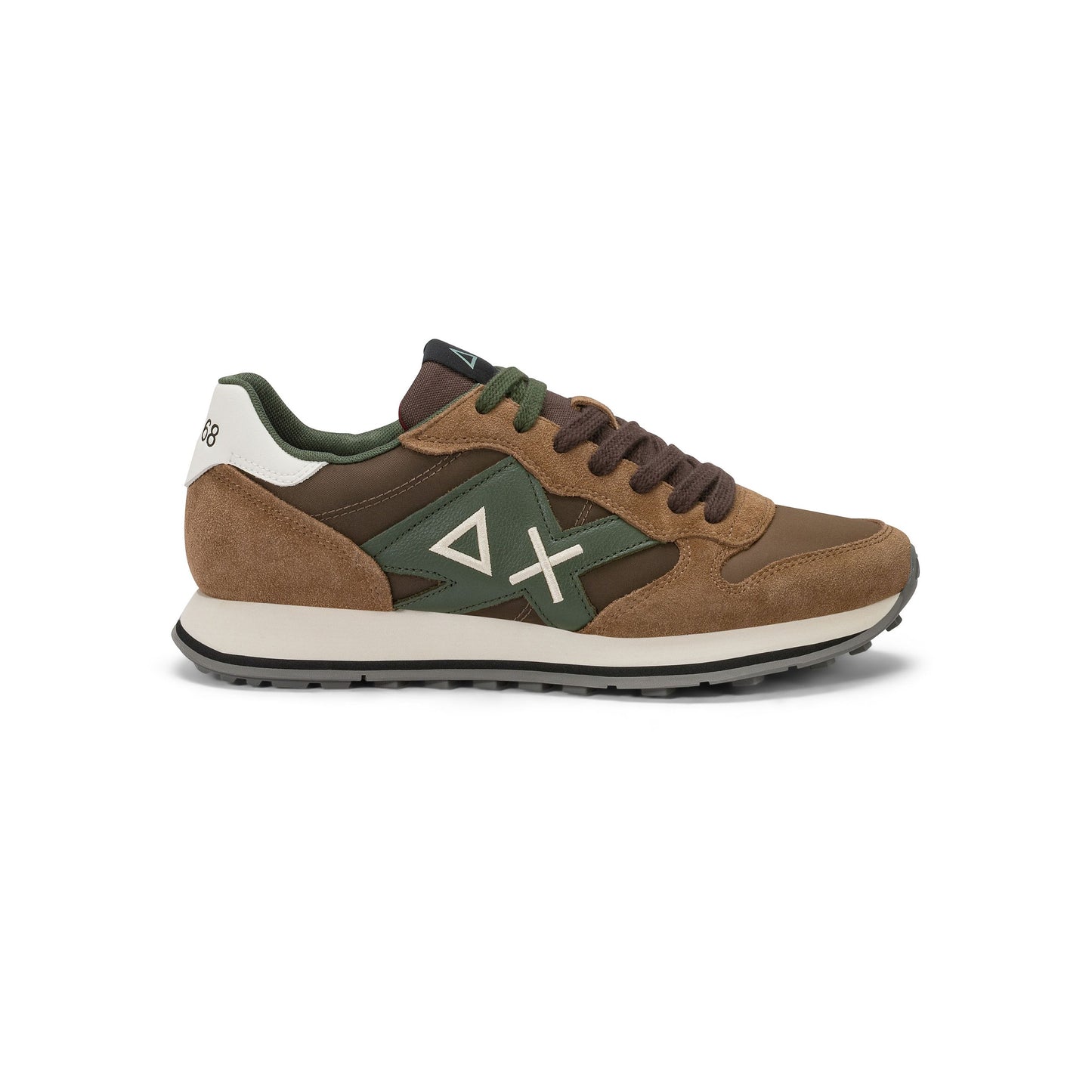 SUN 68 SCARPE Sneaker Jaki 2.0 Solid in nylon e suede Z46122