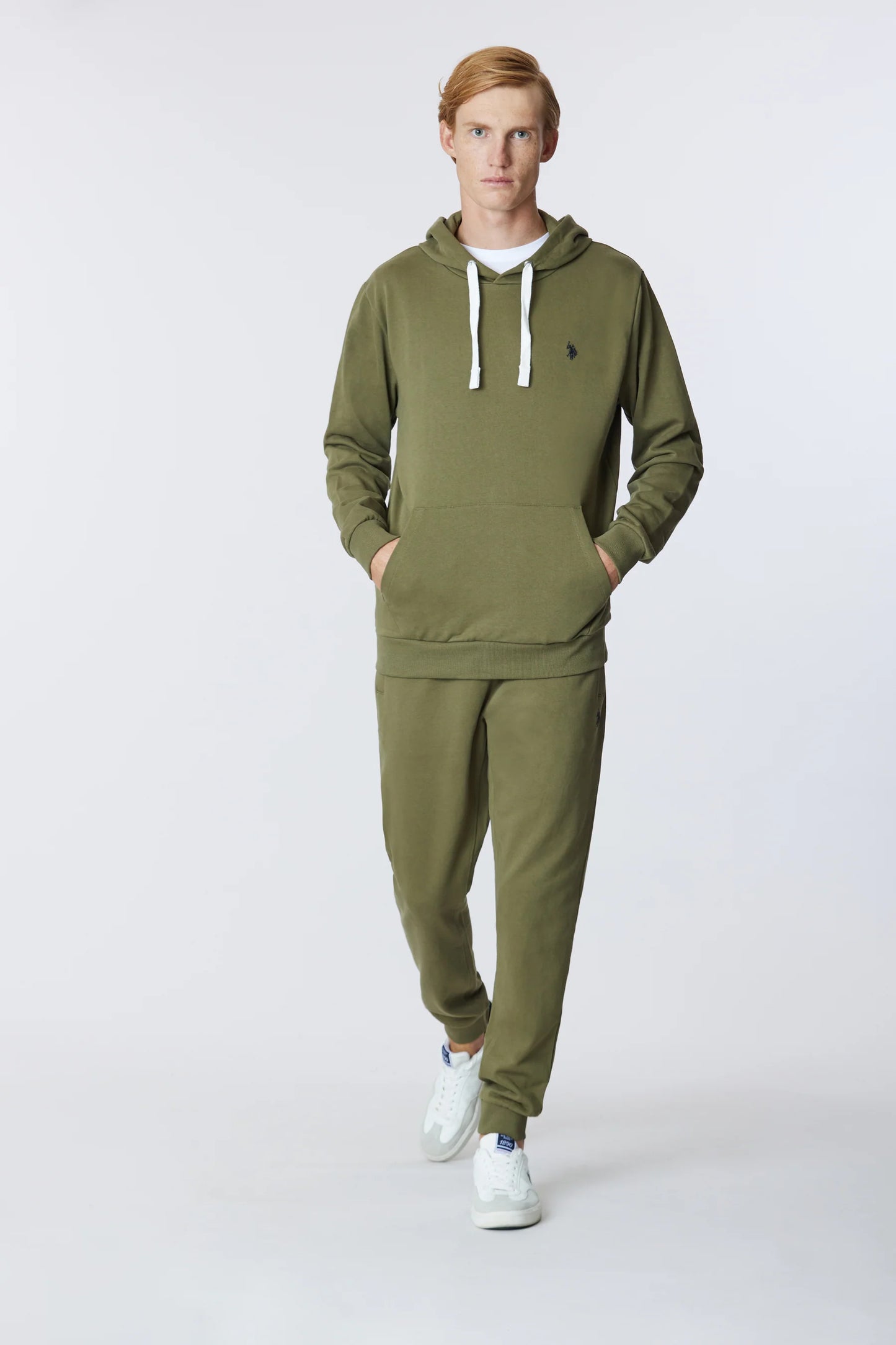 PANTALONE US POLO ASSN SPORTIVO IN COTONE