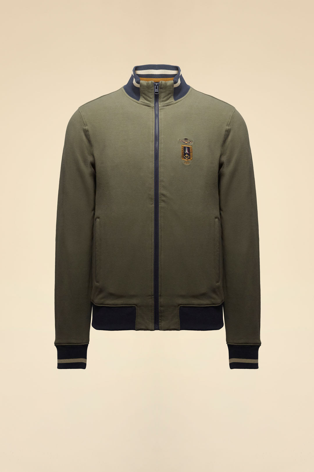 AERONAUTICA MILITARE Felpa full-zip garzata Frecce Tricolori 262FE2089UF00662