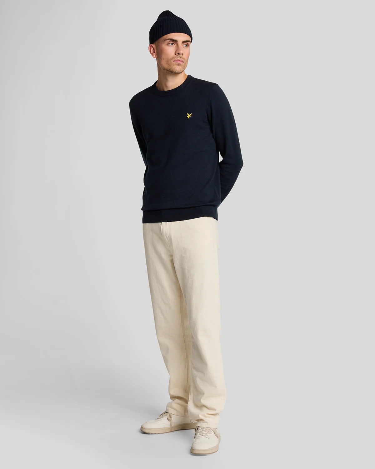 LYLE & SCOTT MAGLIONE GIROCOLLO LANA MERINO KN2110VC Z271