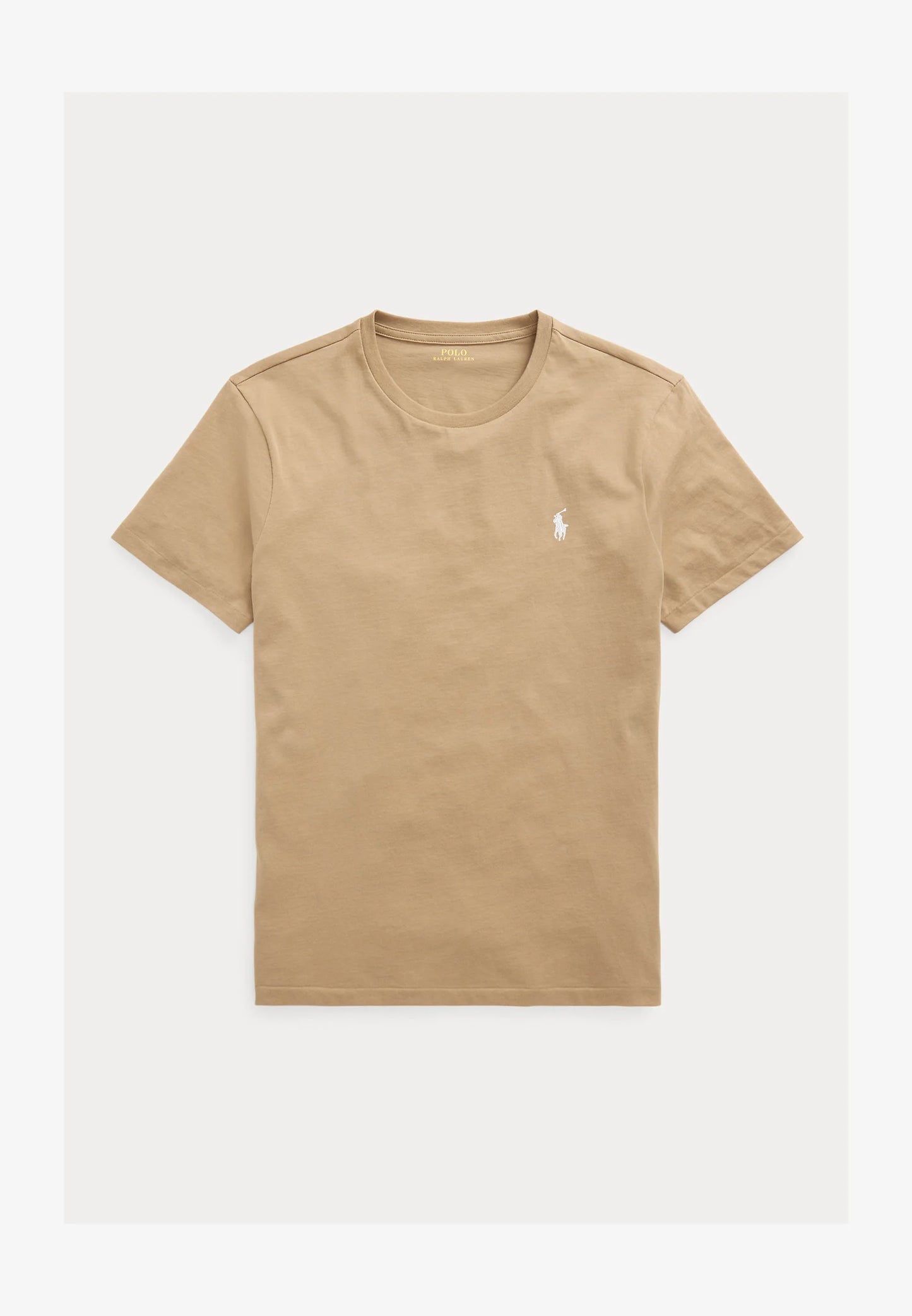 T-SHIRT RALPH LAUREN MAGLIETTA IN JERSEY CUSTOM SLIM FIT CAFFE'