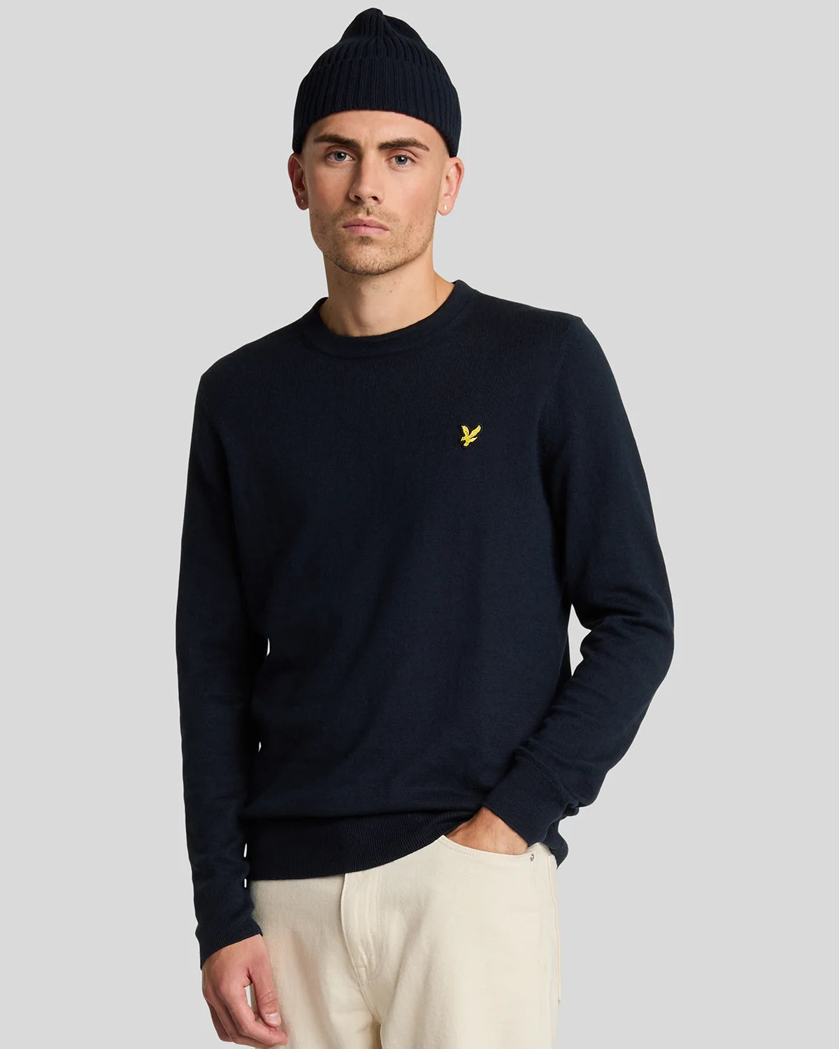 LYLE & SCOTT MAGLIONE GIROCOLLO LANA MERINO KN2110VC Z271