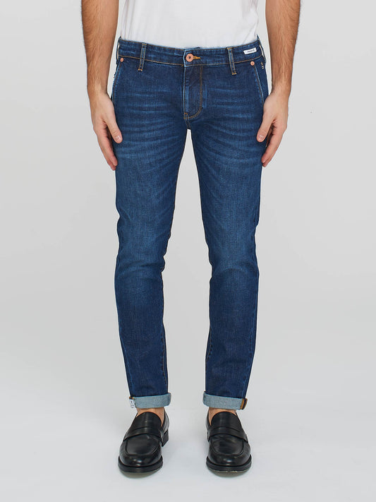 UNIFORM JEANS New Denver Skinny Blu Tasca America