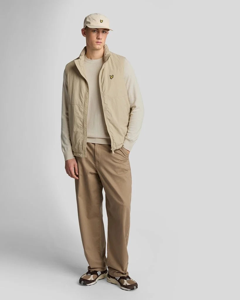 LYLE & SCOTT MAGLIONE GIROCOLLO LANA MERINO KN2110VC W870