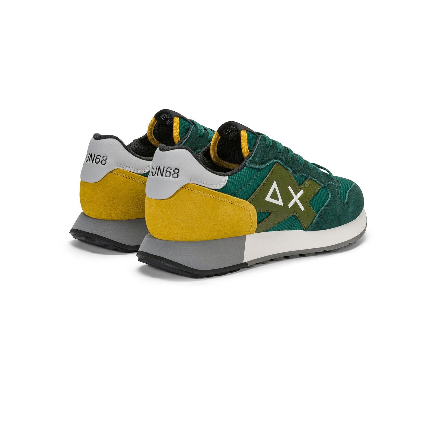 SUN 68 SCARPE Sneaker Jaki 2.0 Solid in nylon e suede Z46121