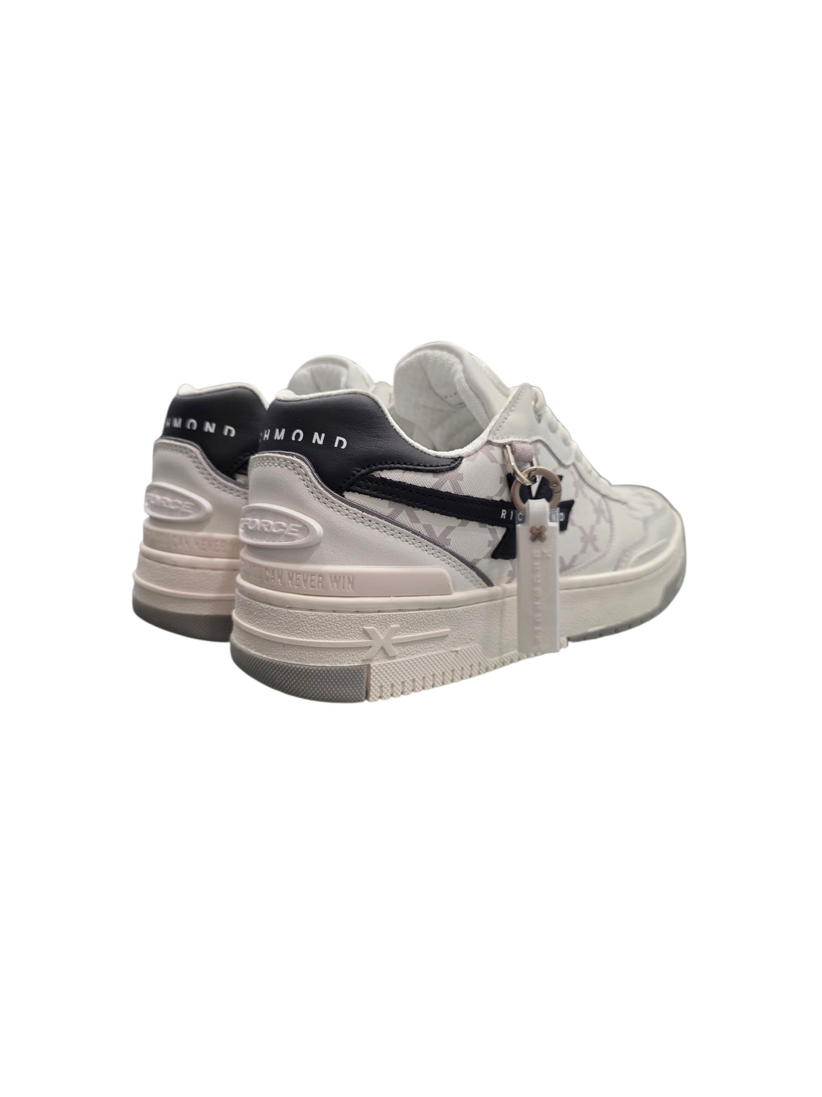 RICHMOND SCARPE SNEAKERS UOMO IN PELLE 32415 A BIANCO