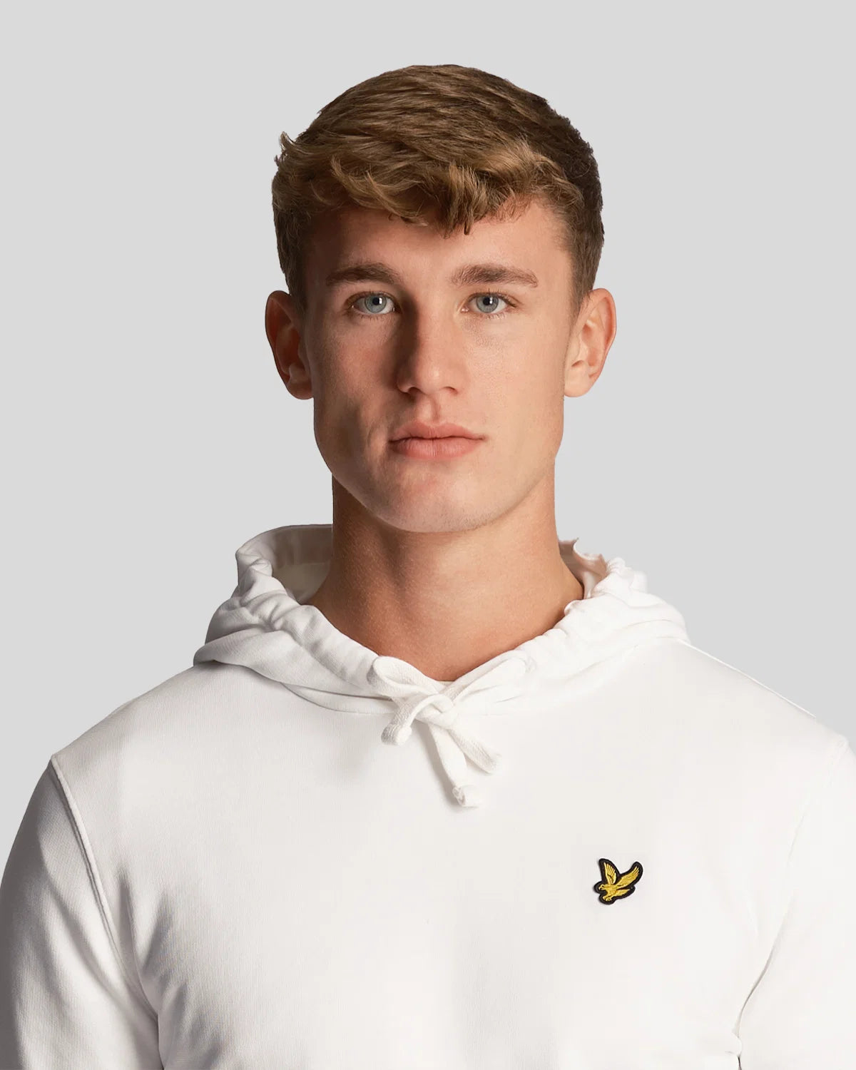LYLE & SCOTT FELPA CON CAPPUCCIO IN COTONE LOOPBACK ML416VOG
