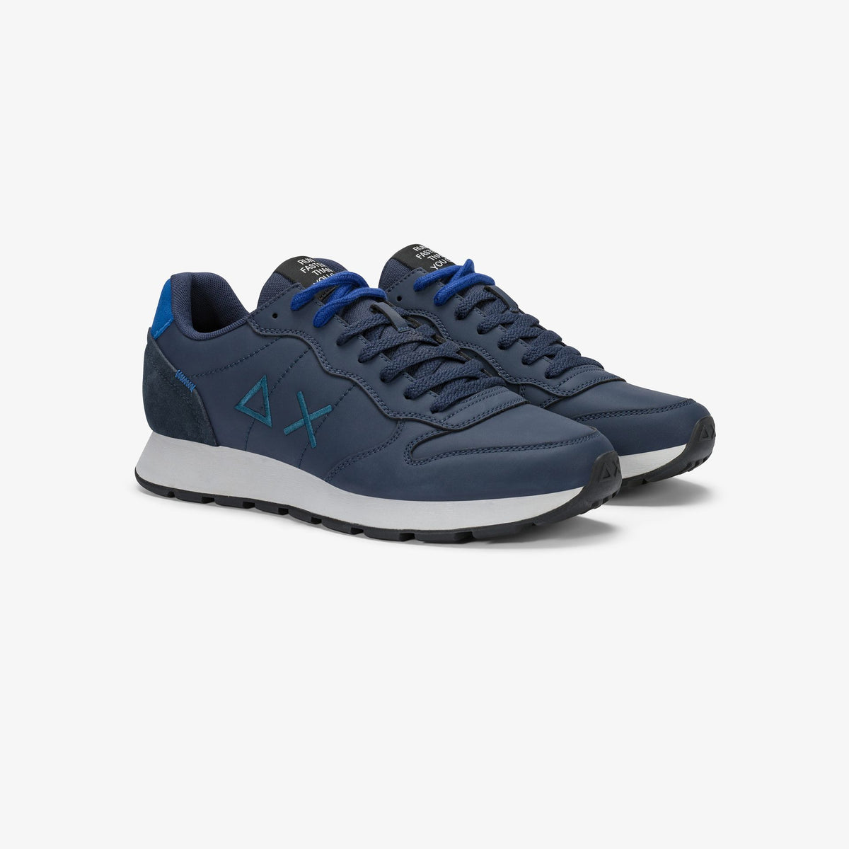 SUN 68 SCARPE Sneaker Tom Classic in pelle navy blue Z46103