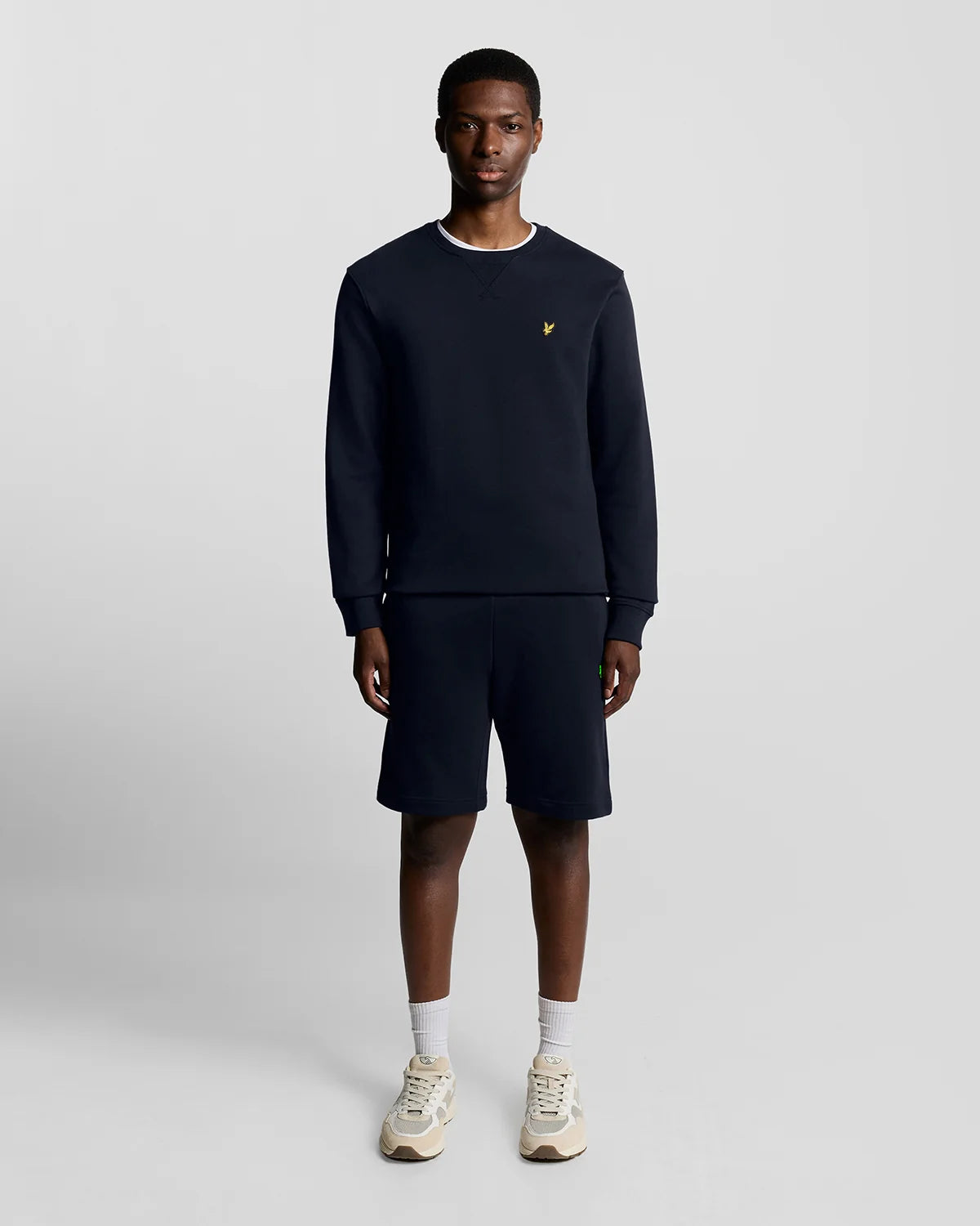 LYLE & SCOTT FELPA GIROCOLLO IN COTONE ML424VOG Z271