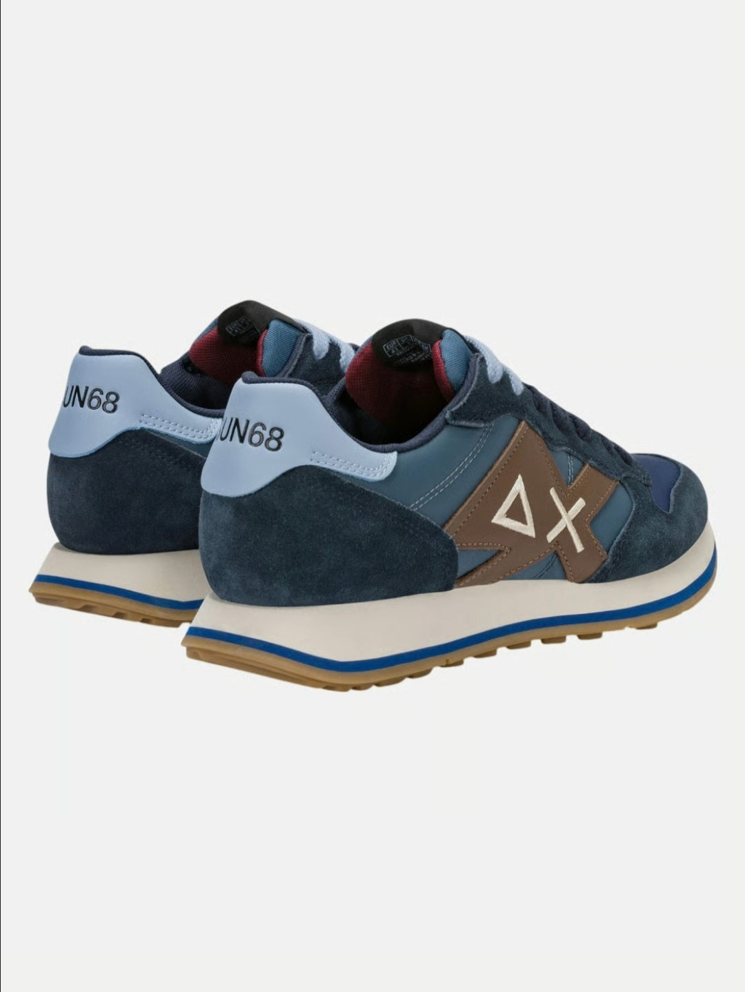 SUN 68 SCARPE Sneaker Jaki 2.0 Solid in nylon e suede Z46121