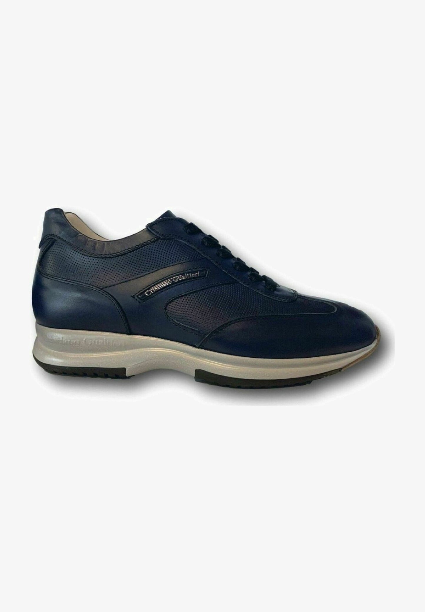 SCARPE CRISTIANO GUALTIERI BLU PELLE